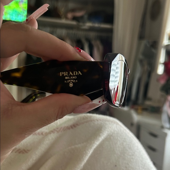 Prada Brown Tortoiseshell Sunglasses